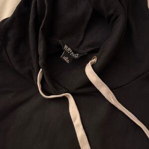 Buffalo David Bitton Black Hoodie with Cream Accents